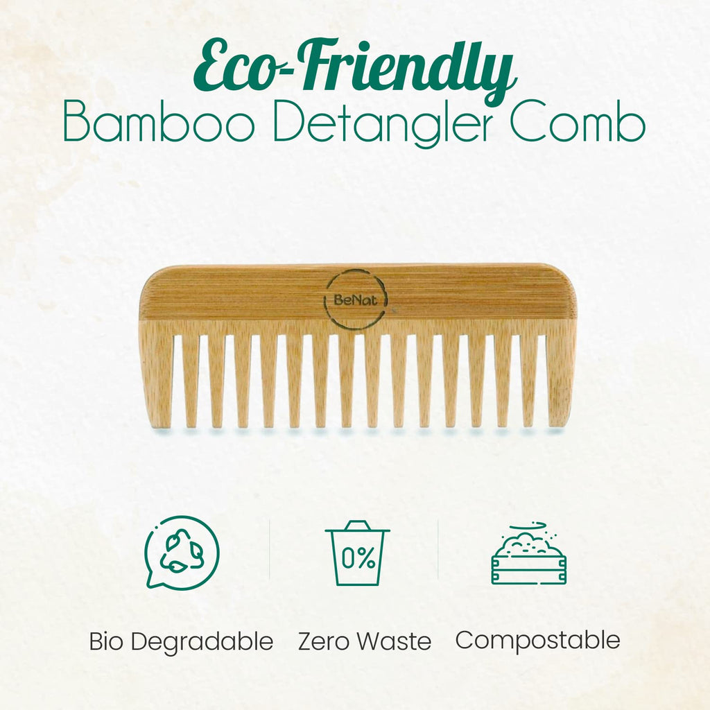 All-Natural Bamboo Hair Comb DC-BeNat
