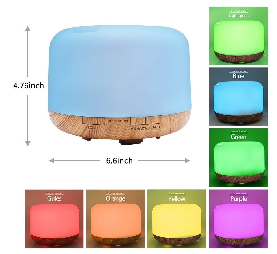 Color Changing Essential Oil Aromatherapy Diffuser With Remote DC-THE CEO