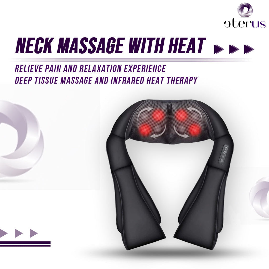 Neck and Shoulder Massager w/Heat DC-eterus