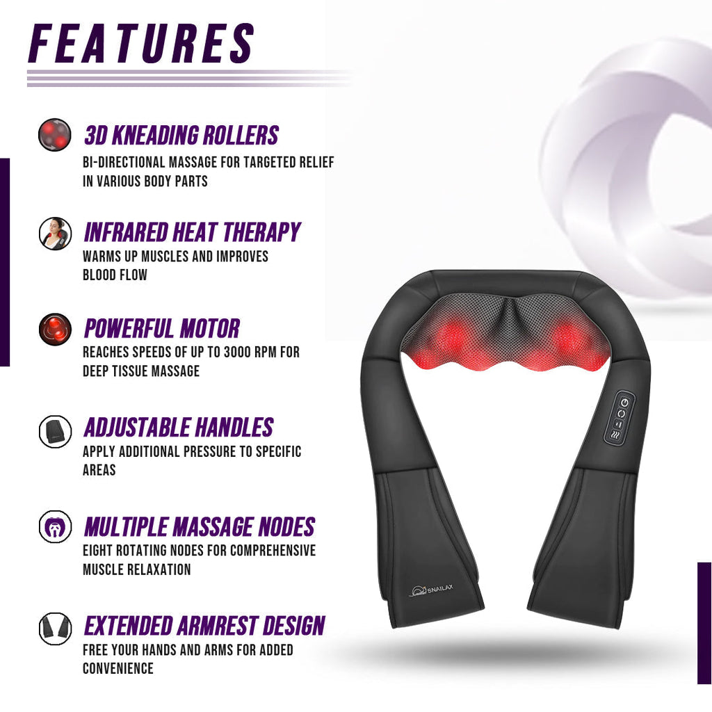 Neck and Shoulder Massager w/Heat DC-eterus