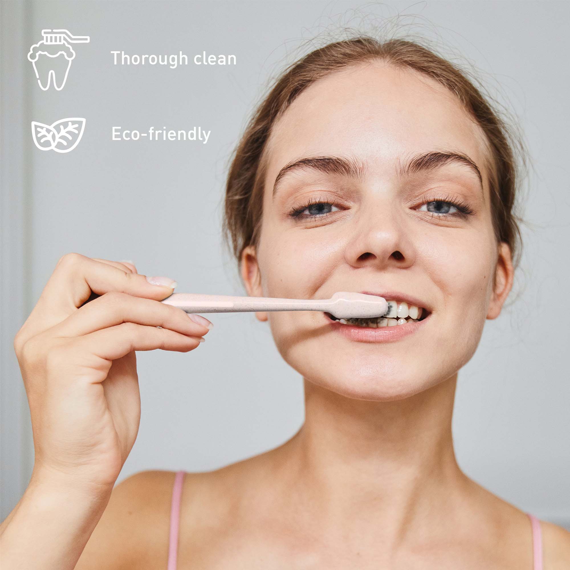 Pursonic LED Teeth Whitening Solution, Whitening Strips & Charcoal Toothbrush Bundle DC-PURSONIC