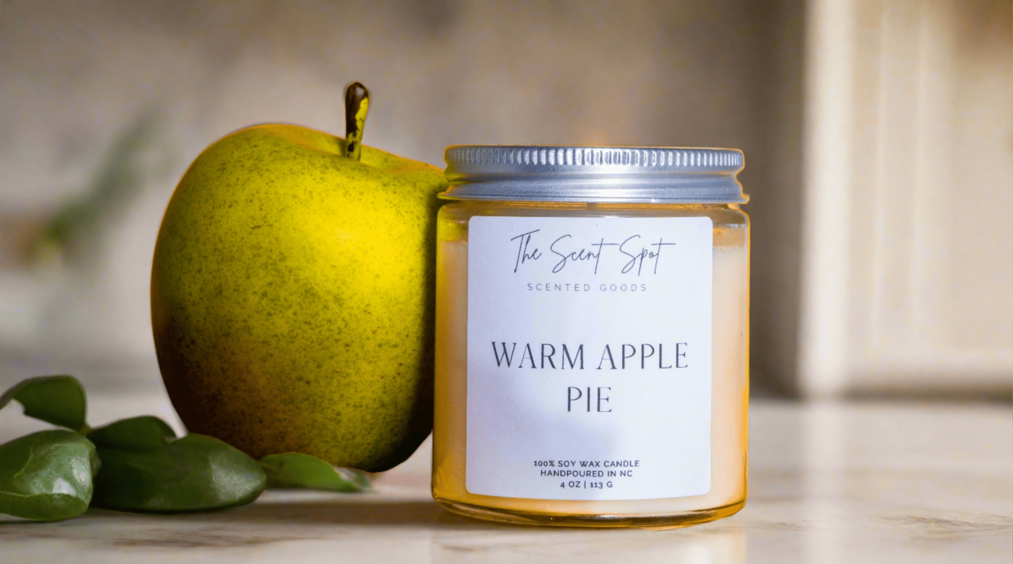 Warm Apple Pie Candle DC-The Scent Spot