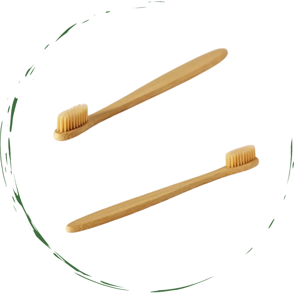 Bamboo Toothbrush. Soft, Eco-Friendly DC-BeNat